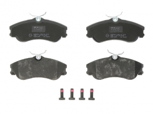 Купить GDB1295 TRW Тормозные колодки передние Peugeot 206 (1.6 16V, 1.6 LPG) без датчика износа